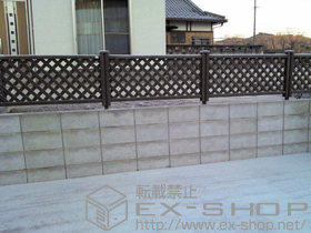 のフェンス・柵 ステイウッドフェンスM2型 施工例