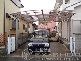 のカーポート カーブポートシグマIII ワイド 積雪〜30cm対応 施工例