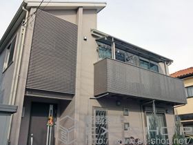 のバルコニー・ベランダ屋根 ライザーテラスII F型 屋根タイプ 単体 積雪〜20cm対応 施工例