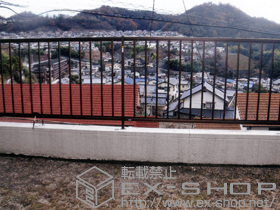 のフェンス・柵 レスティナフェンス21型 自由柱タイプ 施工例