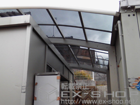 のカーポート レイナポート 積雪〜20cm対応＋雨樋部品本体 施工例