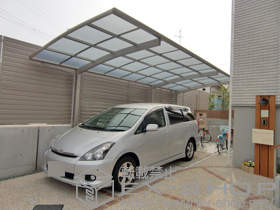 のカーポート レイナポート 延長 積雪〜20cm対応 施工例