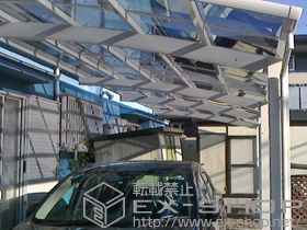 のカーポート レイナポート 縦連棟 積雪〜20cm対応 施工例