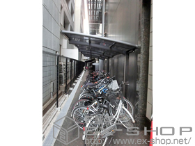 のサイクルポート・駐輪場 カーブポートシグマ?ミニ　積雪〜20cm対応 施工例