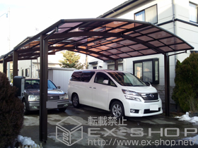 のカーポート レイナポート M合掌 積雪〜20cm対応 施工例