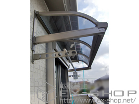 のバルコニー・ベランダ屋根 ライザーテラスII R型 ルーフタイプ 単体 積雪〜20cm対応 施工例