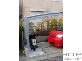 のカーポート カムフィNex R 積雪〜20cm対応＋側面パネル 施工例