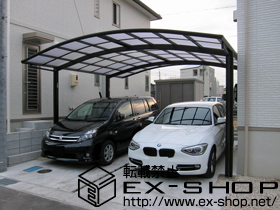 のカーポート プレシオスポート ワイド 積雪〜20cm対応 施工例