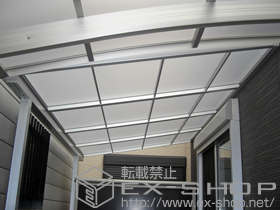 のテラス屋根 ライザーテラスII F型 テラスタイプ 単体 積雪〜20cm対応 施工例