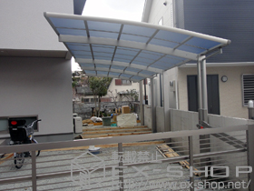 のカーポート レイナポート 縦連棟 積雪〜20cm対応 施工例