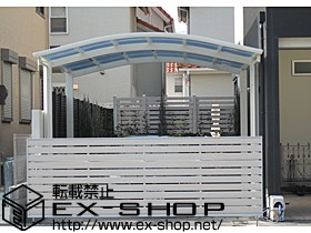 のカーゲート ワイドオーバードアS5型 電動式 施工例