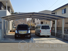 のカーポート レイナトリプルポート 積雪〜20cm対応 施工例