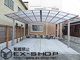 のカーポート レイナツインポート 積雪〜20cm対応 施工例