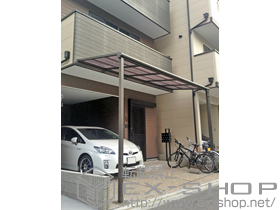 のテラス屋根 ライザーテラスII F型 テラスタイプ 単体 積雪〜20cm対応 施工例