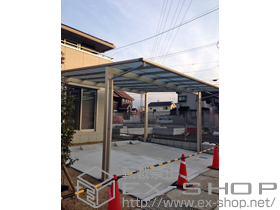 のカーポート エフルージュ ツイン 積雪〜20cm対応 施工例