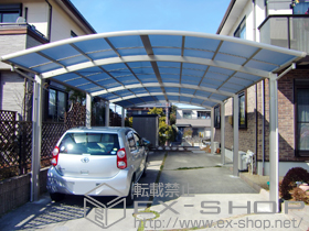 のカーポート レイナツインポート 縦連棟 積雪〜20cm対応 施工例
