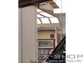 のテラス屋根 ライザーテラスII R型 テラスタイプ 単体 積雪〜20cm対応 施工例