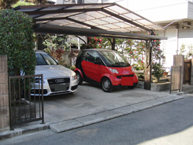 のフェンス・柵 ハイサモア 間仕切りタイプ 施工例