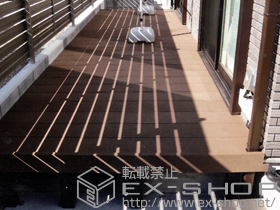 のウッドデッキ リウッドデッキ 200 連棟 施工例