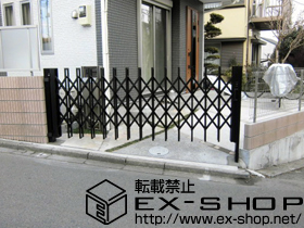 のカーゲート リフティングアコーHG ノンレール 片開き 延高タイプ 施工例