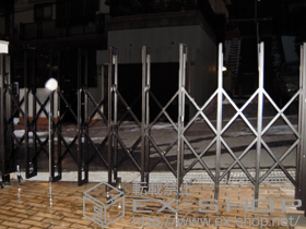 のカーゲート アルシャインII L型 Aタイプ ノンレール 片開き 施工例