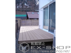 のウッドデッキ リコステージII 連棟 施工例