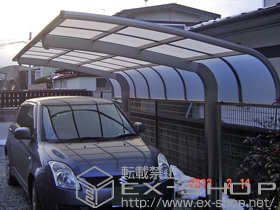 のカーポート テールポートシグマIII 積雪〜30cm対応+着脱式サポート 施工例