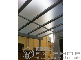 のテラス屋根 ライザーテラスII F型 テラスタイプ 単体 積雪〜20cm対応 施工例