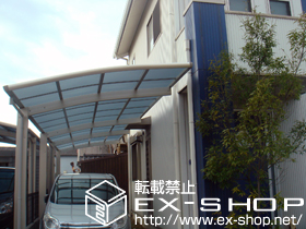 のカーポート レイナポート 縦連棟 積雪〜20cm対応 施工例