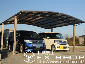 のカーポート カーブポートシグマIII ワイド 積雪〜20cm対応 施工例