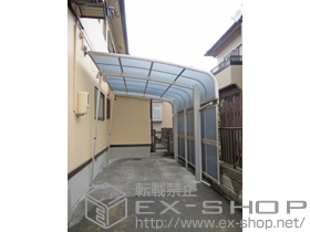 のカーポート レイナキャップポート 積雪〜20cm対応＋レイナキャップポート サイドパネル 施工例