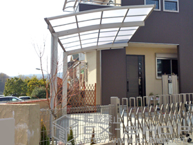 のカーポート プレシオスポート 積雪〜20cm対応 施工例