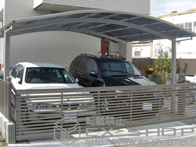 のカーポート プレシオスポート ワイド 積雪〜20cm対応 施工例