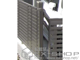 のフェンス・柵 カムフィX 6型 フリー支柱タイプ 施工例