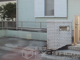 のフェンス・柵 レスティナメッシュフェンス2型 自由柱タイプ 施工例