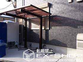 のサイクルポート・駐輪場 エフルージュ ミニ 積雪〜20cm対応 施工例