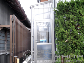 のストックヤード ストックヤードII 1500 両側ドア付きタイプ　積雪〜50cm対応 施工例