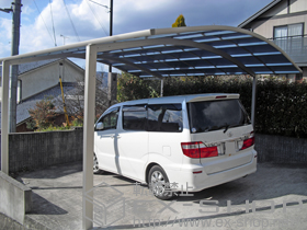 のカーポート レイナツインポート 積雪〜20cm対応 施工例