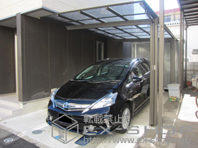 のカーポート アーキフィット 積雪〜20cm対応 施工例