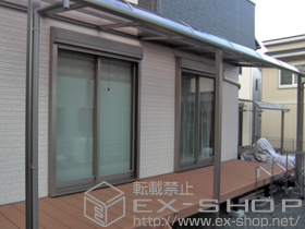 のテラス屋根 ライザーテラスII テラス屋根 R型 連棟 積雪〜20cm対応 施工例