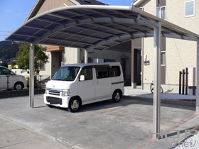 のカーポート レイナツインポート 積雪〜20cm対応 施工例