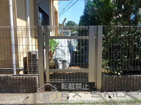 の門扉 ハイグリッド門扉NF1型 片開き 施工例