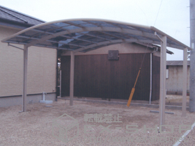 のカーポート レイナツインポート 積雪〜20cm対応 施工例