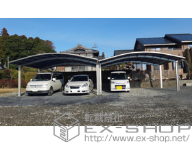 のカーポート レイナツインポートZ 積雪〜20cm対応 施工例