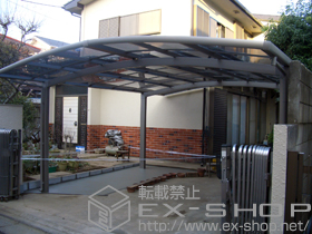 のカーポート カーブポートシグマIII ワイド 積雪〜30cm対応 施工例