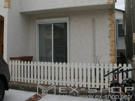 のフェンス・柵 アメリカンフェンス1型 フリーポールタイプ 施工例