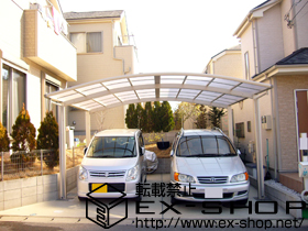 のカーポート レイナツインポート 積雪〜20cm対応 施工例