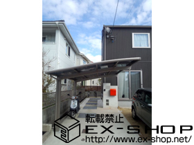 のカーポート カーブポートシグマIII 耐風圧強度仕様 積雪〜30cm対応 施工例