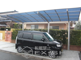 のカーポート レイナポート 延長 積雪〜20cm対応 施工例