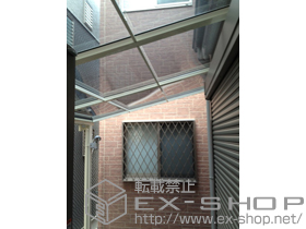 のテラス屋根 ライザーテラスII F型 テラスタイプ 単体 積雪〜20cm対 施工例